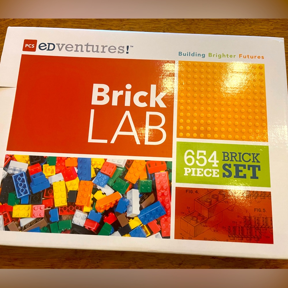 STEM New Classic Brick LAB 654 Piece Set Grade 1-6, building fun. Homeschool